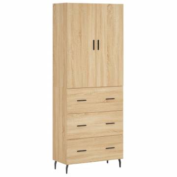 Highboard Sonoma Oak - Stylish Storage Solution | Hipo Market