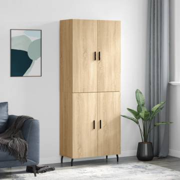 Highboard Sonoma Oak - Stylish Storage Solution | Hipo Market