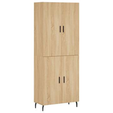 Highboard Sonoma Oak - Stylish Storage Solution | Hipo Market