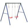 Outdoor Swing Set with 2 Swings - Sturdy & Adjustable