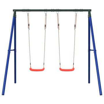 Outdoor Swing Set with 2 Swings - Sturdy & Adjustable