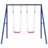 Outdoor Swing Set with 2 Swings - Sturdy & Adjustable