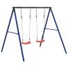 Outdoor Swing Set with 2 Swings - Sturdy & Adjustable