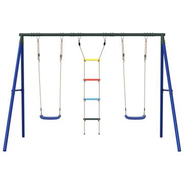 Outdoor Swing Set with Swings & Ladder | Hipomarket