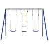 Outdoor Swing Set with Swings & Ladder | Hipomarket