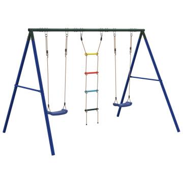 Outdoor Swing Set with Swings & Ladder | Hipomarket