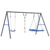 Outdoor Swing Set with 3 Swings - Fun for Kids | Hipomarket