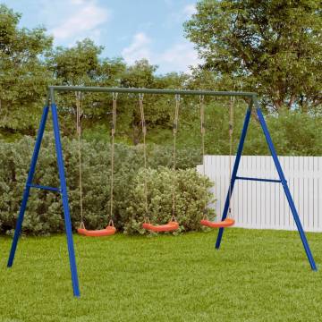 Outdoor Swing Set with 3 Swings - Safe & Durable Fun