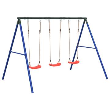 Outdoor Swing Set with 3 Swings - Safe & Durable Fun