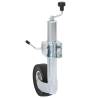 Trailer Jack Wheel 60 mm with Support Tubes & Clamps | Hipo Market