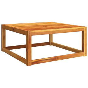 Garden Table 65x65 cm - Solid Acacia Wood | HipoMarket