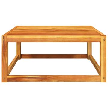 Garden Table 65x65 cm - Solid Acacia Wood | HipoMarket