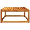 Garden Table 65x65 cm - Solid Acacia Wood | HipoMarket