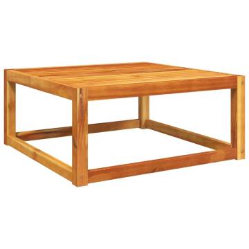 Garden Table 65x65 cm - Solid Acacia Wood | HipoMarket