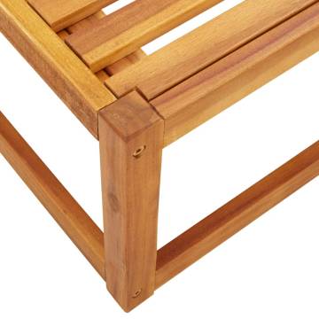 Garden Table 65x65 cm - Solid Acacia Wood | HipoMarket