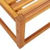 Garden Table 65x65 cm - Solid Acacia Wood | HipoMarket