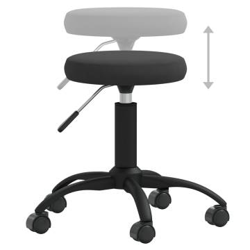 Office Swivel Chair Black Velvet | Stylish & Comfortable