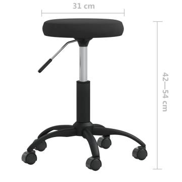 Office Swivel Chair Black Velvet | Stylish & Comfortable