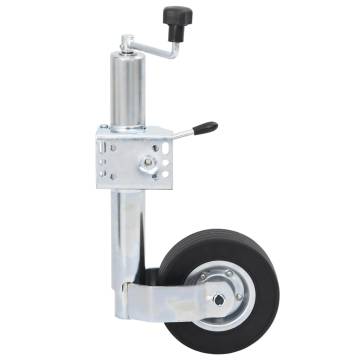 Trailer Jack Wheel 60mm | Split Clamp & Wheel Chocks