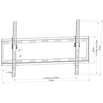 Tilt Wall Mounted TV Bracket 32-70" | Durable & Easy Install