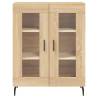 Stylish Highboard Sonoma Oak - 69.5x34x180 cm