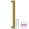 Gold Stainless Steel Cabinet Handles - 10 Pcs | HIPO Market