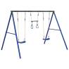 Outdoor Swing Set with Swings and Trapeze for Kids