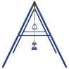 Outdoor Swing Set with Swings and Trapeze for Kids