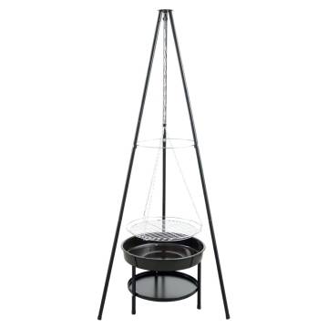 RedFire Garden Barbecue Tripod & Fire Bowl - 50cm Black