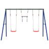 Outdoor Swing Set with Swings and Trapeze for Kids