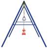 Outdoor Swing Set with Swings and Trapeze for Kids