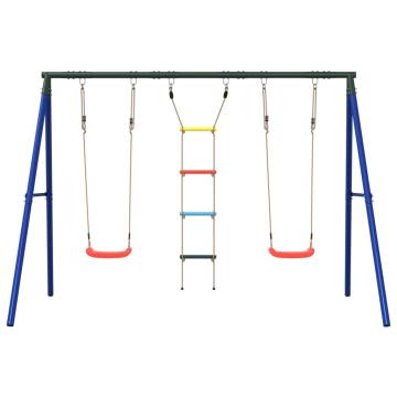 Outdoor Swing Set with Swings and Ladder | Hipomarket UK