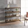  Book Cabinet Smoked Oak 100x33x100 cm Engineered Wood and Steel Colour smoked oak Quantity in Package 1 Height 100 cm Width 