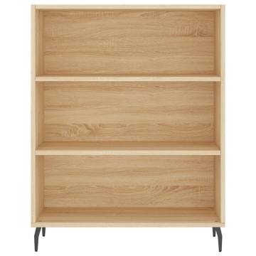 Stylish Highboard Sonoma Oak | Engineered Wood 69.5x34x180 cm