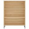 Stylish Highboard Sonoma Oak | Engineered Wood 69.5x34x180 cm