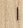 Stylish Highboard Sonoma Oak | Engineered Wood 69.5x34x180 cm