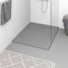 Shower Base Tray SMC Grey 100x80 cm Colour grey Size 100 x 80 cm 