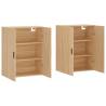 Wall Mounted Cabinets 2 pcs Sonoma Oak | Stylish Storage Solutions