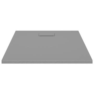 Shower Base Tray SMC Grey 100x80 cm - Durable & Stylish