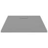 Shower Base Tray SMC Grey 100x80 cm - Durable & Stylish