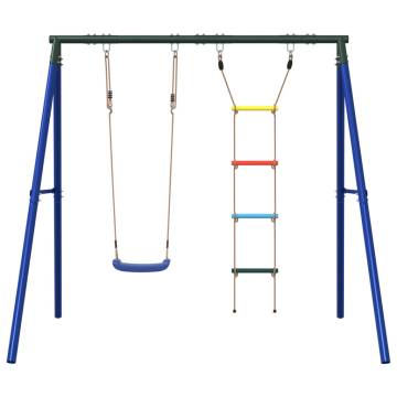 Outdoor Swing Set with Swing and Ladder - Hipomarket UK