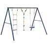 Outdoor Swing Set with Swing, Ladder & Disc Swing | Hipo Market