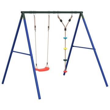 Outdoor Swing Set with Swing & Disc Swing - Durable & Fun