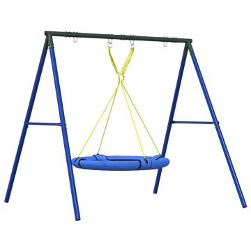 Outdoor Swing Set with Saucer Swing - Fun for Kids