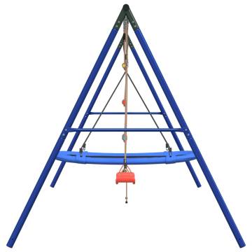 Outdoor Swing Set with Swing, Ladder & Nest Swing - Hipomarket