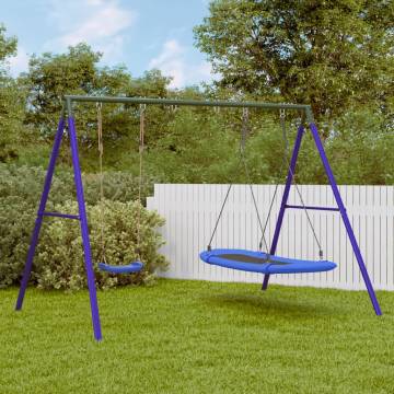 Outdoor Swing Set with Swing & Nest Swing - Fun for Kids