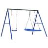 Outdoor Swing Set with Swing & Nest Swing - Fun for Kids