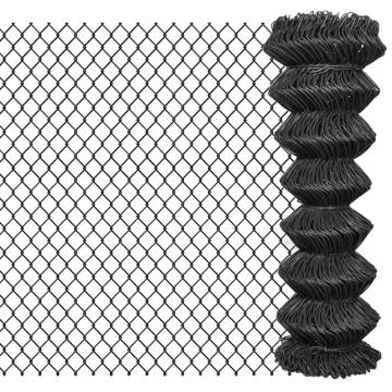 Chain Link Fence Steel 15x1.25m Grey - Durable & Reliable