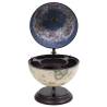 Eucalyptus Wood Globe Bar - Stylish Wine Stand in Green