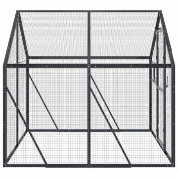 Aviary Anthracite 1.79x2x1.85 m Aluminium - Durable Bird Home